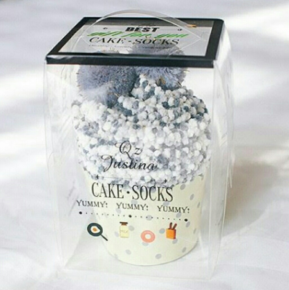 🎅Soft & Cute Cupcake Socks (Grey)